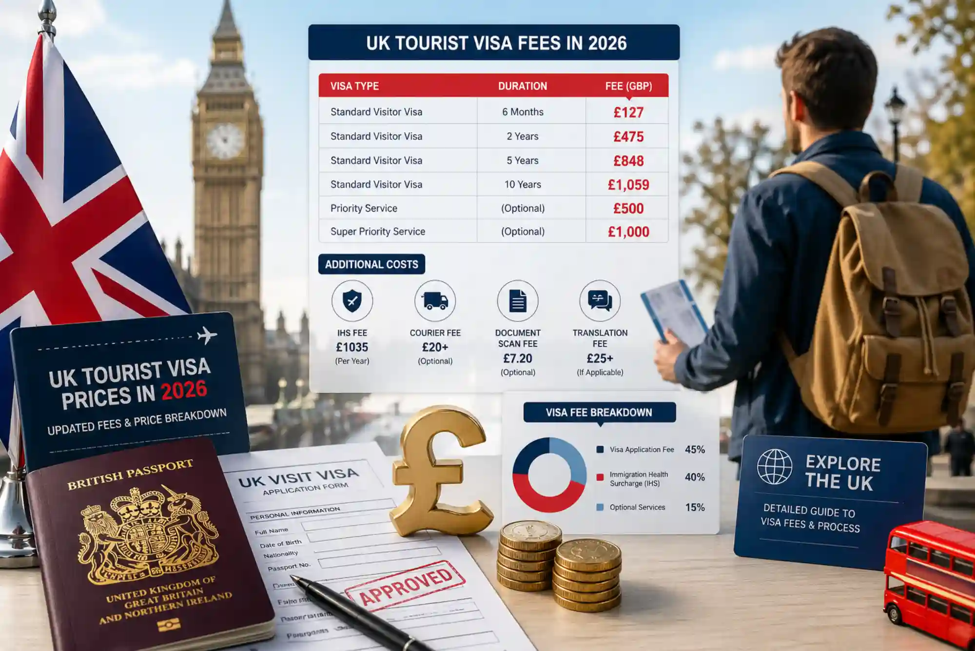UK Tourist Visa Prices in 2026 Updated Fees and Price Breakdown