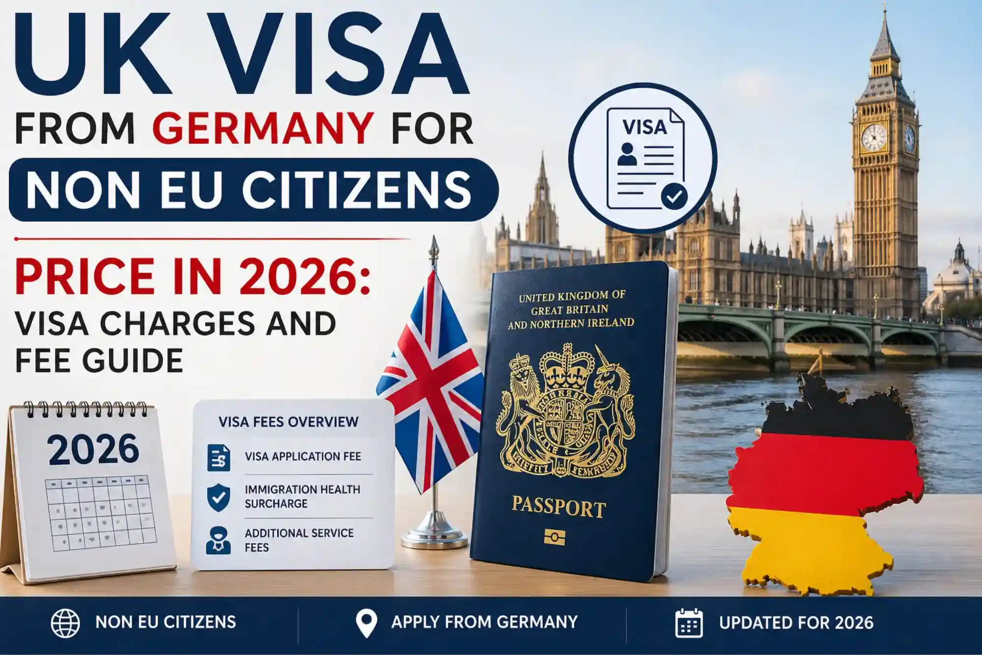 UK Visa from Germany for Non EU Citizens Price in 2026 Visa Charges and Fee Guide