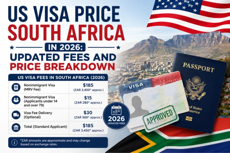 US Visa Price South Africa in 2026 Updated Fees and Price Breakdown