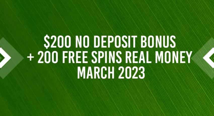 $200 No Deposit Bonus 200 Free Spins Real Money